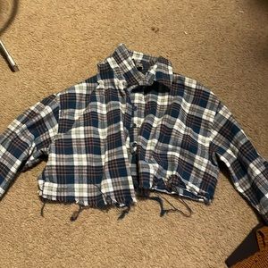 Cropped flannel